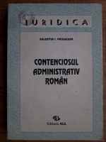 Anticariat: Valentin I. Prisacaru - Contenciosul administrativ roman