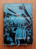 Vasile Netea - O zi din istoria Transilvaniei: 1 decembrie 1918