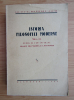 Alexandru Popescu, Mircea Florian - Istoria filosofiei moderne (volumul 3, 1938)