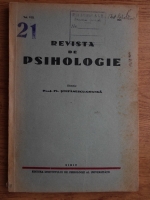 F. Stefanescu Goanga - Revista de psihologie. Vol. 8 (1945)