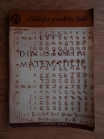 I. Depman - Din istoria matematicii