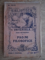 I. Petrovici - Pagini filosofice