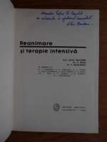 Silvia Bruckner - Reanimare si terapie intensiva (cu autograful autoarei)