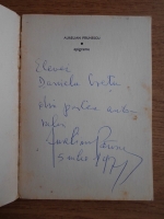 Aurelian Paunescu - Epigrame (cu autograful autorului)