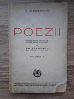 Vasile Alecsandri - Poezii (volumul 2, 1940)