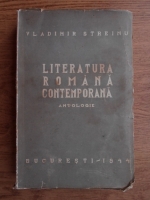 Anticariat: Vladimir Streinu - Literatura romana contemporana (1943)