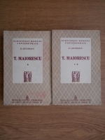 Eugen Lovinescu - T. Maiorescu 1840-1876 (2 volume, 1940)