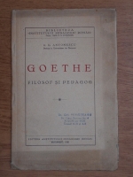 G. G. Antonescu - Goethe, filosof si pedagog (1932)