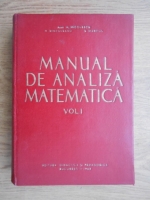 M. Nicolescu - Manual de analiza matematica (volumul 1)