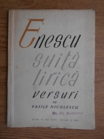 Vasile Nicolescu - Enescu. Suita lirica