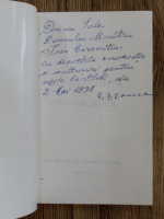 Zosim Oancea - Trup si existenta sau organicismul (cu autograful autorului)