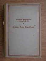 Alexander Sergejewitsch Puschkin - Gedichte Poeme Eugen Dnegin