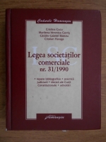 Cristina Cucu - Legea societatilor comerciale nr. 31/1990