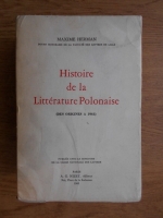 Maxime Herman - Histoire de la Litterature Polonaise