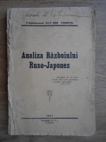 Ion Gh. Trofin - Analiza Razboiului Ruso-Japonez (1937)