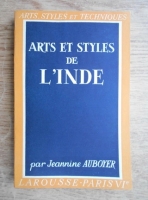 Jeannine Auboyer - Arts et styles de L'Inde