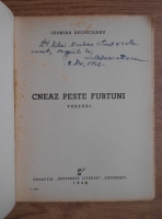 Leonida Secreteanu - Cneaz peste furtuni (1942, cu autograful autorului)