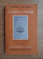 Albert Soboul - Textes choisis de l'encyclopedie