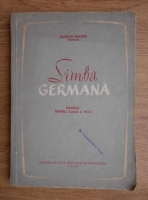 Basilius Abager - Limba germana, manual pentru clasa a VII-a (1958)