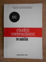 Etudes contrastives. Les modalites