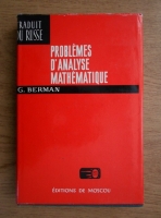 Anticariat: G. N. Berman - Problemes d'analyse mathematique