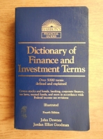 John Downes - Dictionary of finance and investment terms