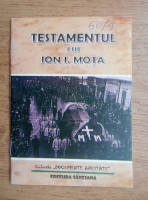 Testamentul lui Ion I. Mota