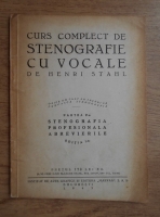 Henric Stahl - Curs complet de stenografie cu vocale (1943)