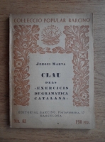 Jeroni Marva - Clau dels exercicis de gramatica catalana (1930)