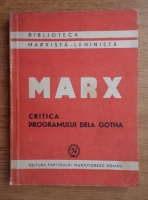 Karl Marx - Critica programului de la Gotha (1948)