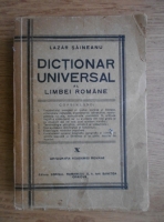 Lazar Saineanu - Dictionar universal al limbei romane (1925)