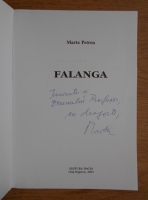 Marta Petreu - Falanga (cu autograful autoarei)