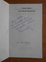 Nicolae Ghinoiu - Ale vietii tranzitii (cu autograful autorului)