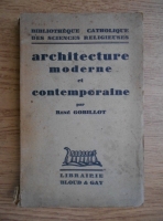 Rene Gobillot - Architecture moderne et contemporaine (1933)