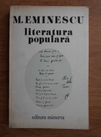Anticariat: Mihai Eminescu - Literatura populara