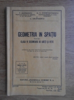 P. Marinescu - Geometria in spatiu pentru clasa VI secundara de baieti si fete (1935)