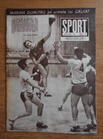 Revista Sport nr. 1. Marian Dumitru pe urmele lui Gruia, Ianuarie 1980