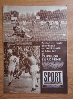 Revista Sport nr. 10. Fotbalistii nostri abordeaza cu indrazneala al 3-lea tur al cupelor europene, Octobrie 1979