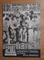Revista Sport nr. 11. O mare performanta a sportului romanesc. Rugbystii romani au invins XV-lea Frantei, Noiembrie 1976
