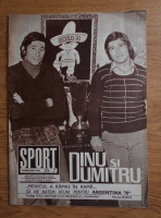 Revista Sport nr. 2. Dinu si Dumitru, Mexicul a ramas in rama, sa ne batem acum pentru Argentina 78, Februarie 1976