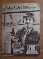 Revista Sport nr. 5. Nadia in drum spre Strasbourg, Mai 1978