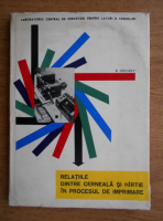 B. Holszky - Relatiile dintre cerneala si hartie in procesul de imprimare