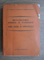 C. Mihai - Metabolismul normal si patologic al apei, sarii si potasiului
