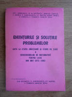 Titu Andreescu - Enunturile si solutiile problemelor date la etapa judeteana si etapa pe tara a concursurilor de matematica pentru licee din anii 1975-1983
