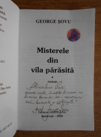 George Sovu - Misterele din vila parasita (contine autograful autorului)