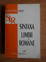 Anticariat: Gh. Constantinescu Dobridor - Sintaxa limbii romane