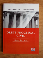 Marta Claudia Cliza - Drept procesual civil. Note ce curs