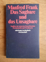 Manfred Frank - Das Sagbare und das Unsagbare