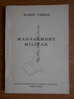 Marin Vasile - Management militar