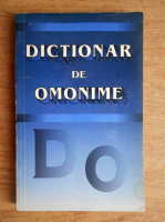 Anticariat: Dictionar de omonime